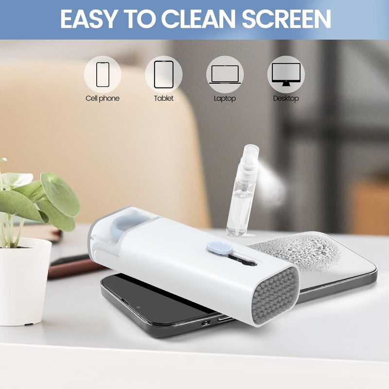 VUBOJO Laptop Screen Keyboard Earbud Cleaner Kit，Electronics Cleaning Tool for MacBook iPad iPhone Pro Cell Phone,airpod Cleaner kit,Computer Cleaning Tool Kit(Blue) - Image 5